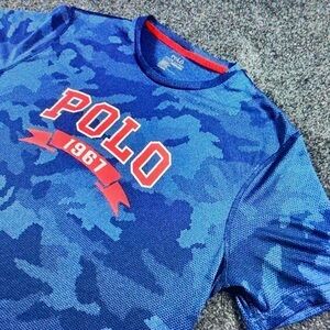 Polo by Ralph Lauren Blue Camo Shirt